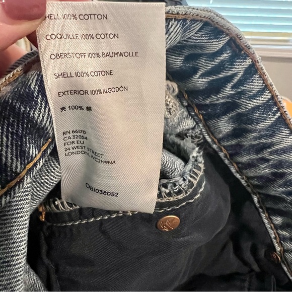 Free People We The Free Dakota High Rise Straight Jeans - Picture 6 of 6